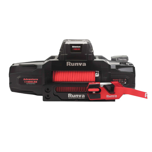 RUNVA RW13XPSA Winch 12V w/ Synthetic Rope (13,000lbs/5,897kg) Wired + Wireless Remote
