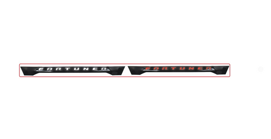 Toyota Fortuner Tailgate Spoiler with LED Brake Light
