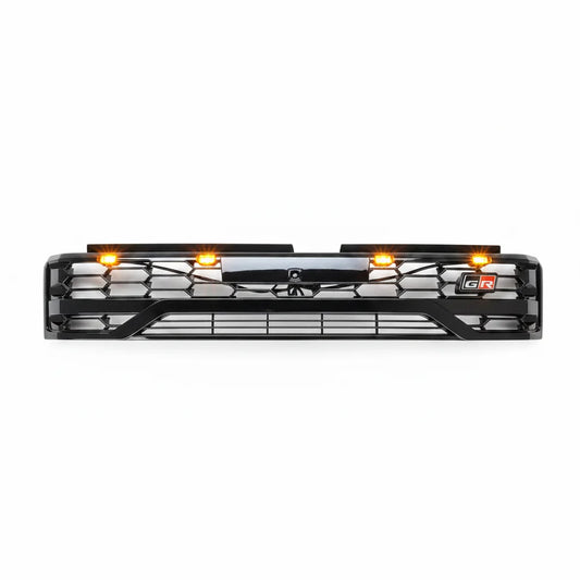 Toyota Hilux GD6 Travo 2026+ GR Grill with top LED Gloss Black