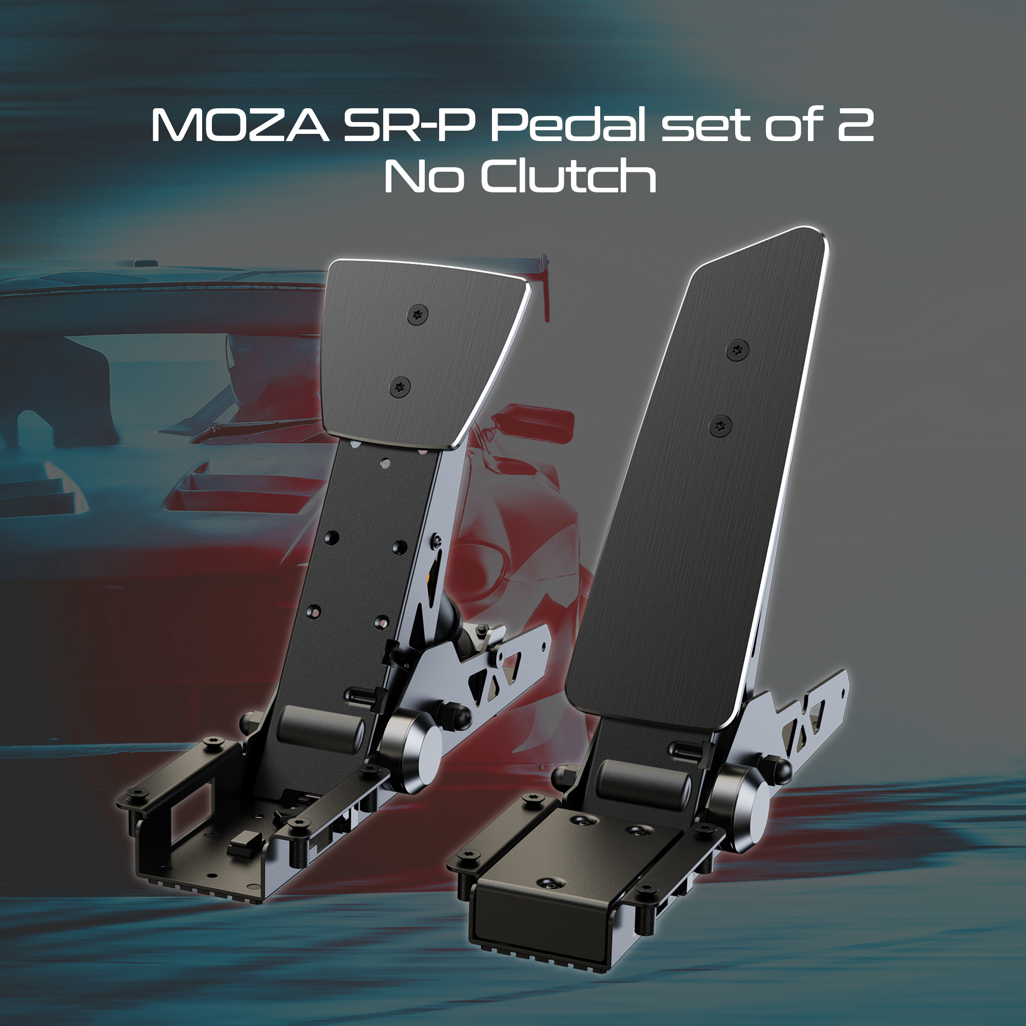 MOZA SR-P Pedal set of 2 No Clutch