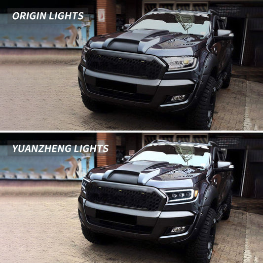 Ford Ranger 2016-2022 Bugatti Style Head Light Set