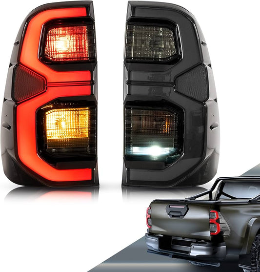 Toyota Hilux Taillights OEM Style Smoked LED 2016+