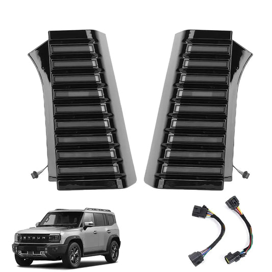Jetour T2 2025+ Dual Function Smoked Black D-Pillar LED Light
