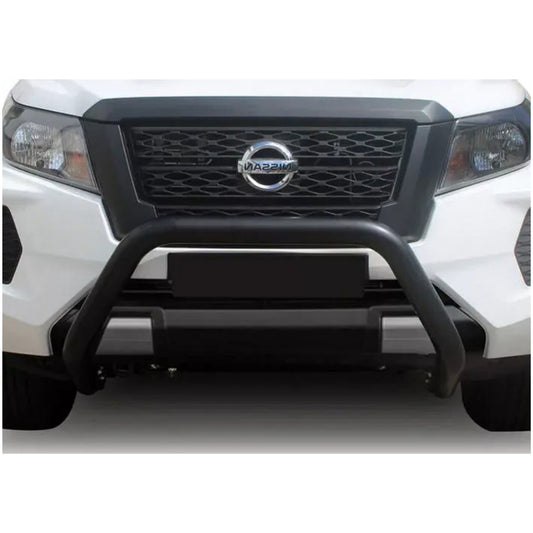 Nissan Navara 2021+ Black Stainless Steel Nudge Bar