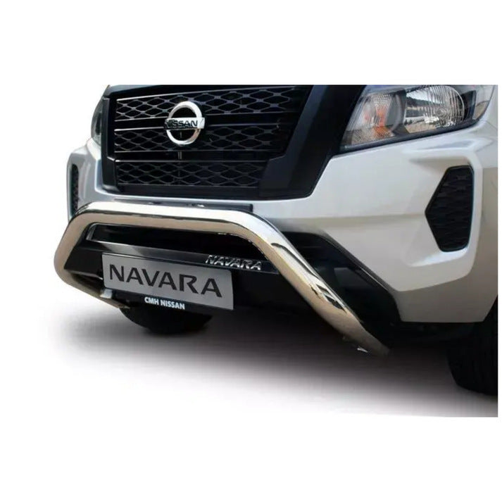 Nissan Navara 2021+ Polished Stainless Steel Nudge Bar