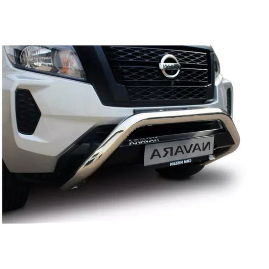 Nissan Navara 2021+ Polished Stainless Steel Nudge Bar