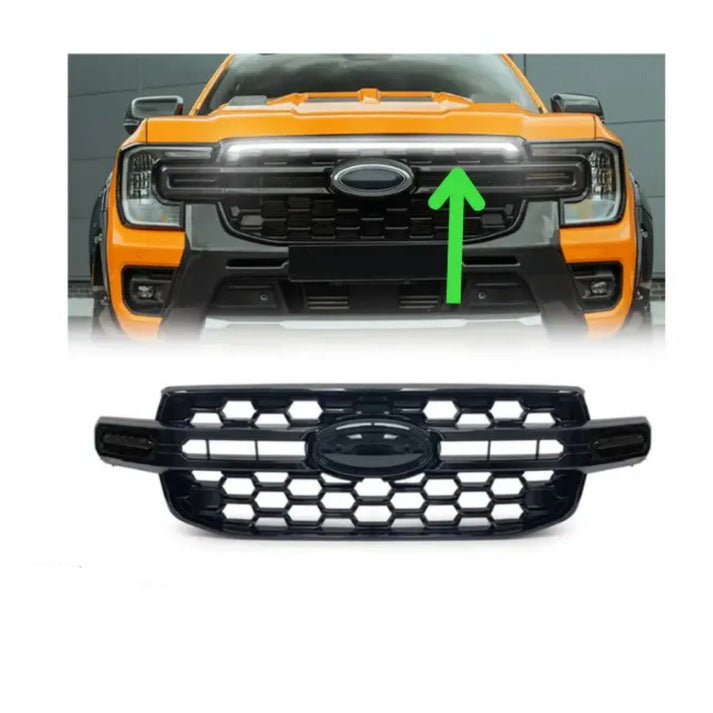 Ford Ranger 2023+ T9 Grille Black Complete