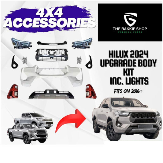 Toyota Hilux 2016+ Converison Body Kit To Hilux 2024