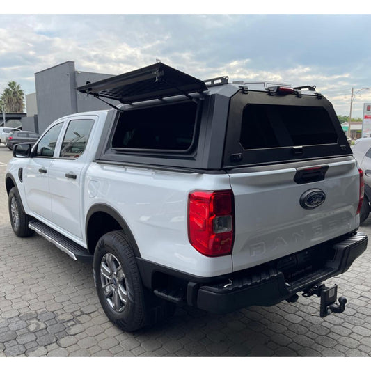 Ford Ranger/Toyota Hilux 2016-2022 Double Cab Steel Canopy With Glass