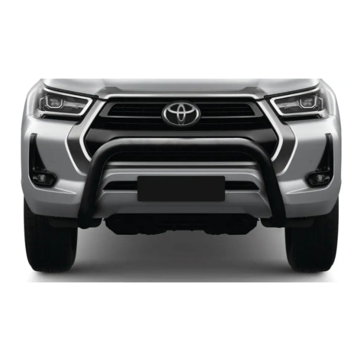 Toyota Hilux 2020-2024 GD6 Matt Black Stainless Steel Fleet Nudge Bar
