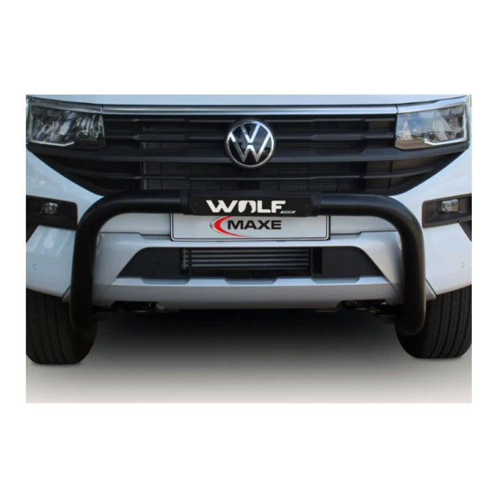 VW Amarok Next Gen 2023+ Black Stainless Steel PDC Friendly Nudge Bar