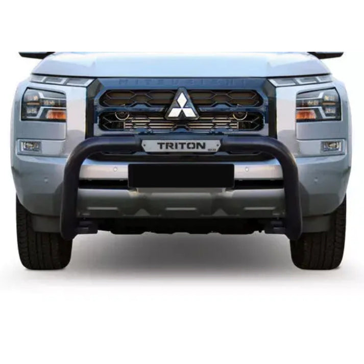 Mitsubishi Triton 2025+ Black Stainless Steel Nudge Bar