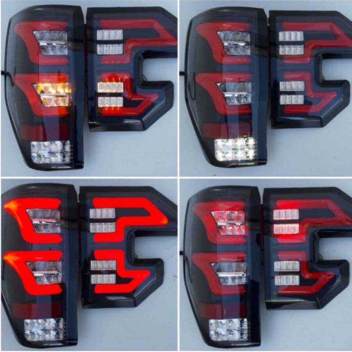 Ford Ranger 2012-2022 Raptor Style Tail Lamp Set 4pcs