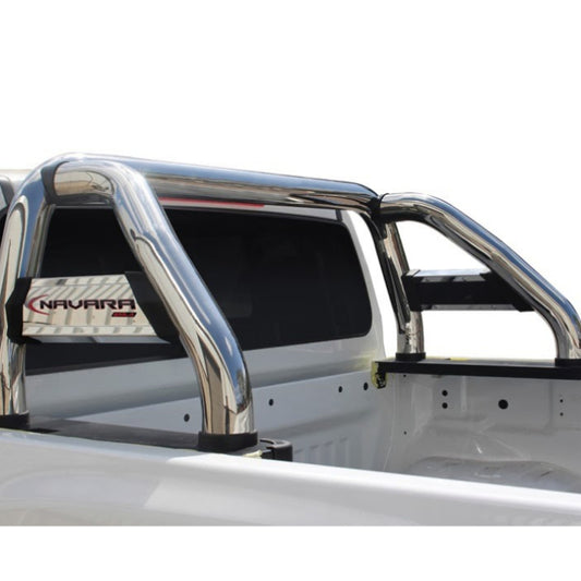Nissan Navara 2021+ D/Cab Roll Bar Chrome