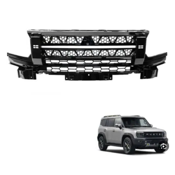 Jetour T2 2025+ LED Light bar Design Black Gloss Grill