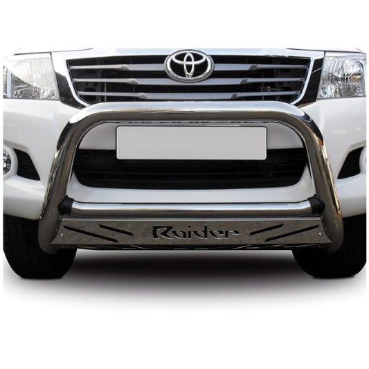 Toyota Hilux D4D 2005-2015 Stainless Steel Nudge Bar with Sump Guard