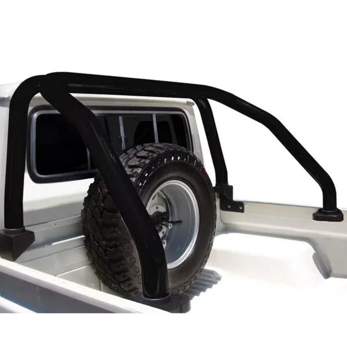 Toyota Landcruiser 70 Series 2009+ Roll Sport Bar Black Stainless Steel