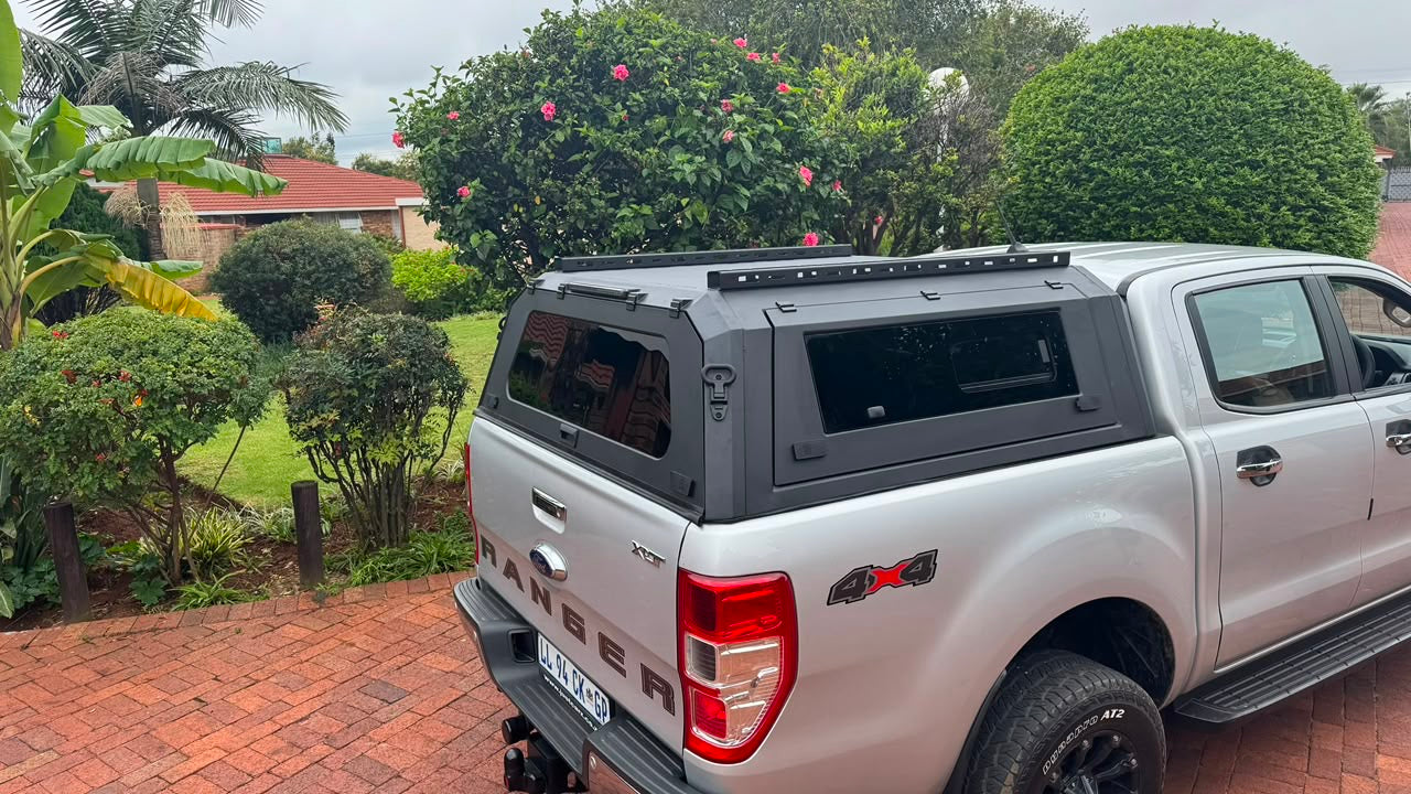 Ford Ranger 2012-2022 D/C Canopy With Steel Glass Windows