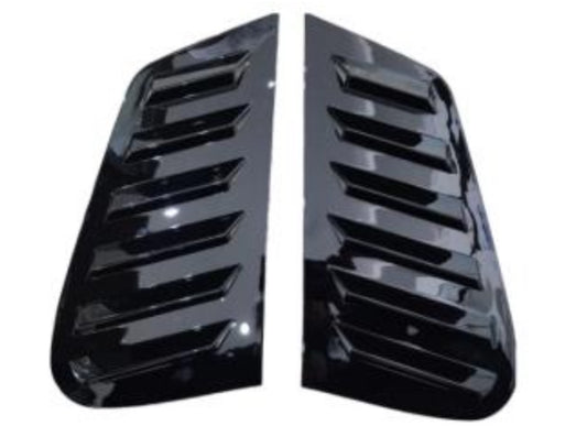 VW Polo 2002-2009 Window Louvers Set Black