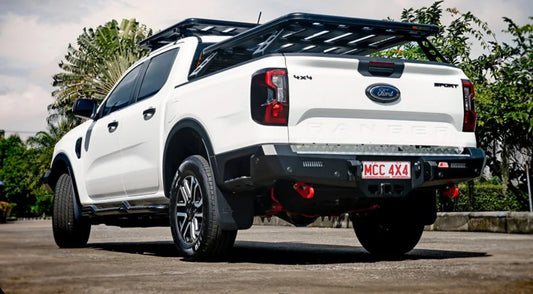 Ford Ranger 2023+ Next Gen Rocker Rear Replacement Bumper With Tow Bar