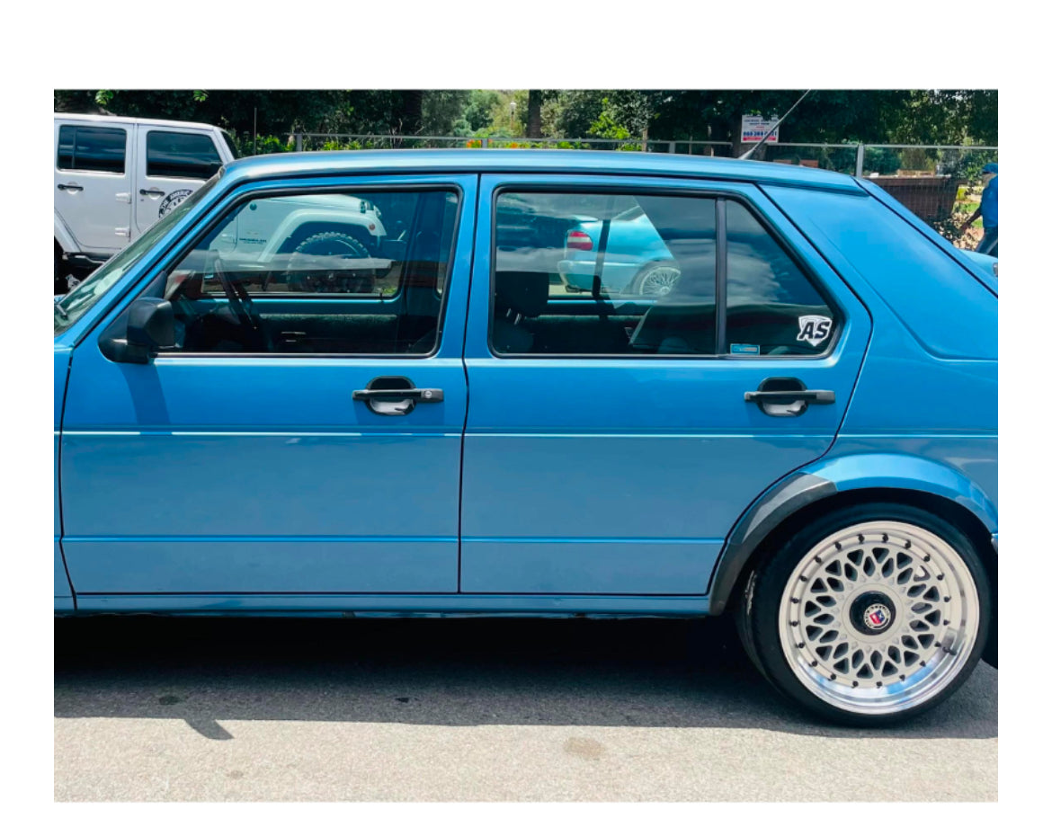 VW MK1/MK2 Black Door Handle Scratch Guards (Set of 4)