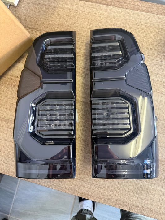 Toyota Hilux 2005-2015 Smoked GR Style Tail Lamp Set