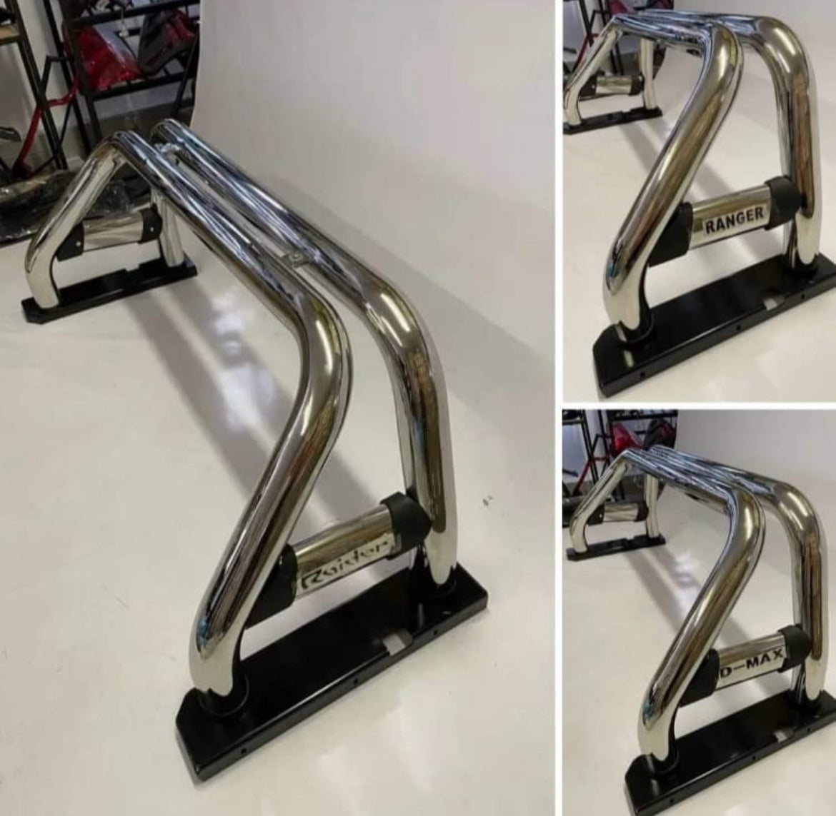 Isuzu D-Max 2012-2023 Sports Roll Bar Chrome