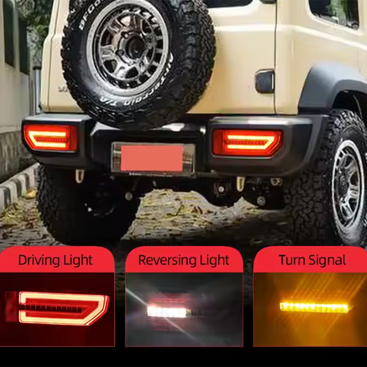Suzuki JIMNY (2018-Present) Cyclone Red LED Taillights