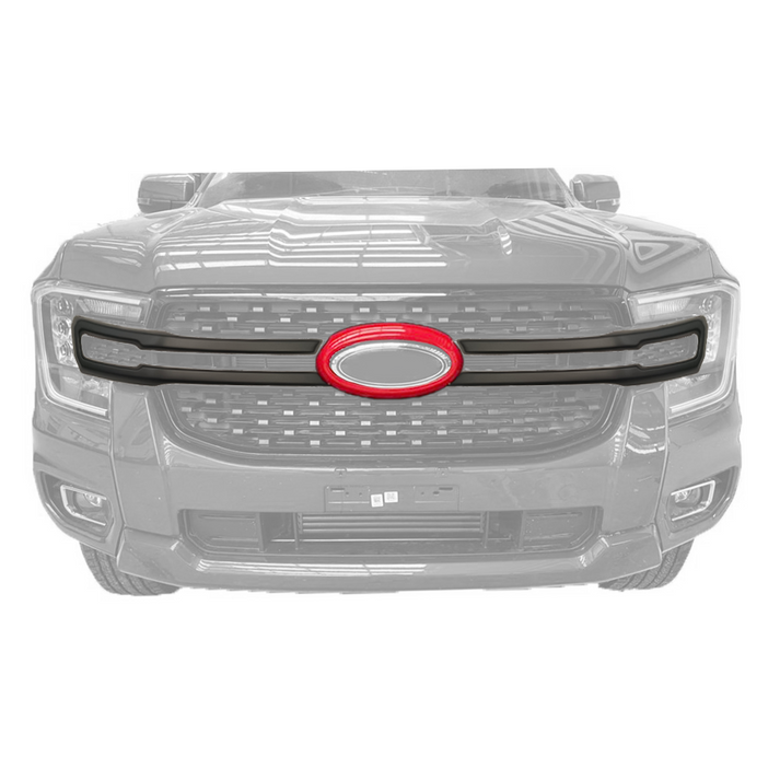 Ford Ranger 2023+ T9 Front Grill Trim M/B with Red