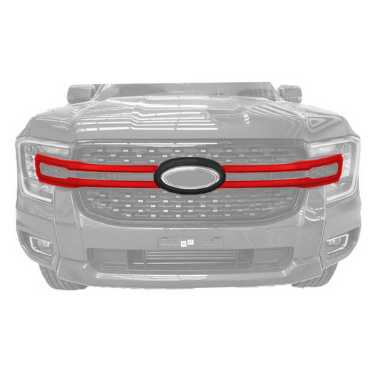 Ford Ranger 2023+ T9 Front Grill Trim M/R with Black