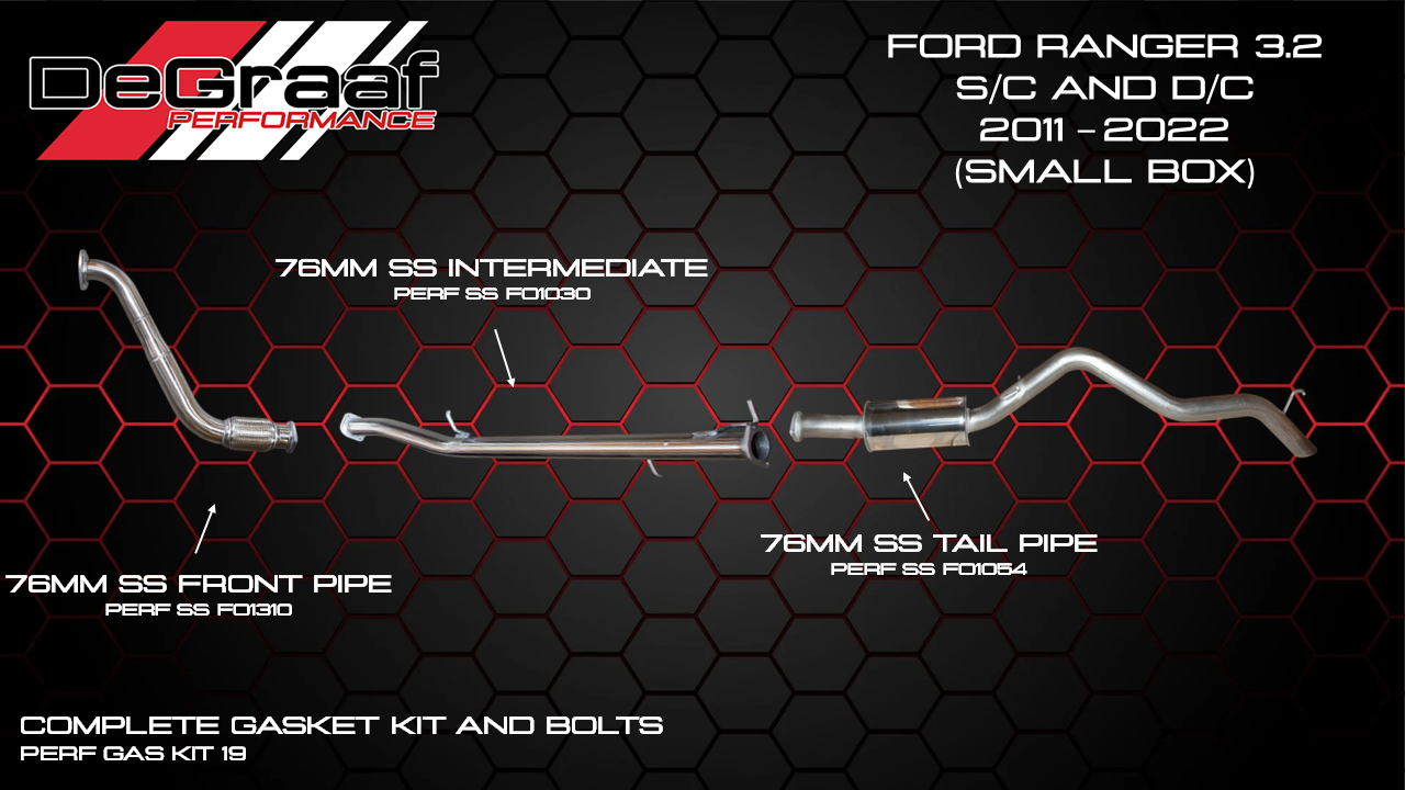 Ford Ranger 3.2 2011-2022 Exhaust System