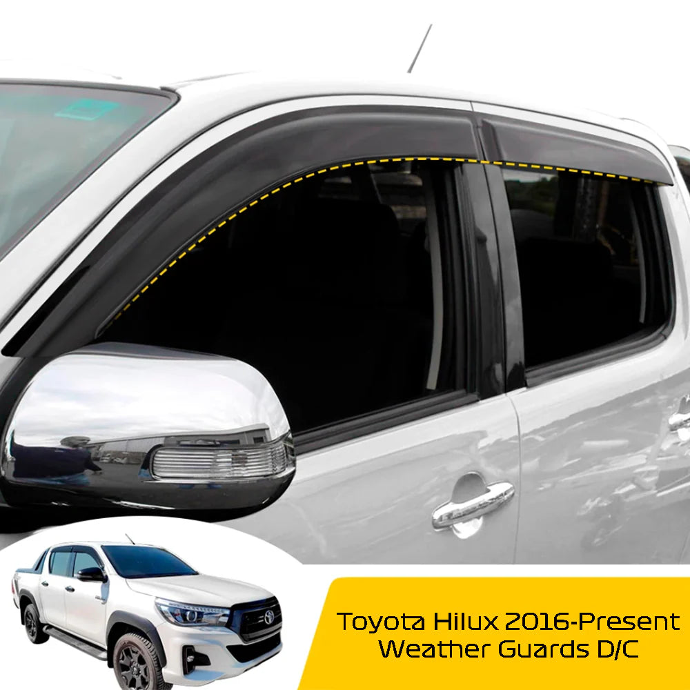 Toyota Hilux Travo 2026-Present Weather Guards D/C