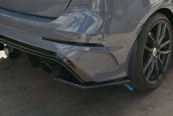 Ford Focus RS MK3 Rear Splitters - 2 Piece