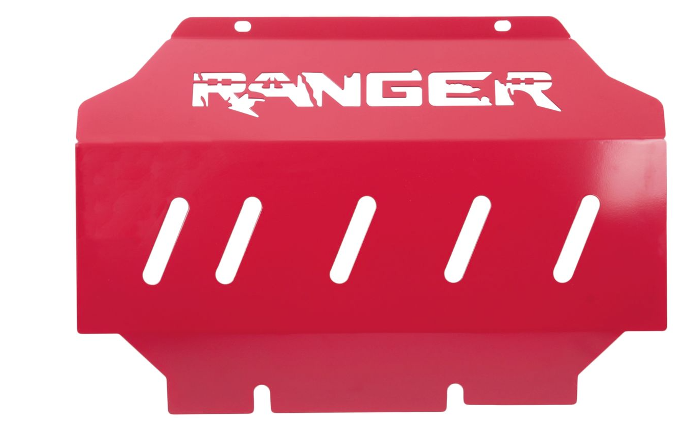 Ford Ranger T7 2016-2019 Skid Plate 3mm Red