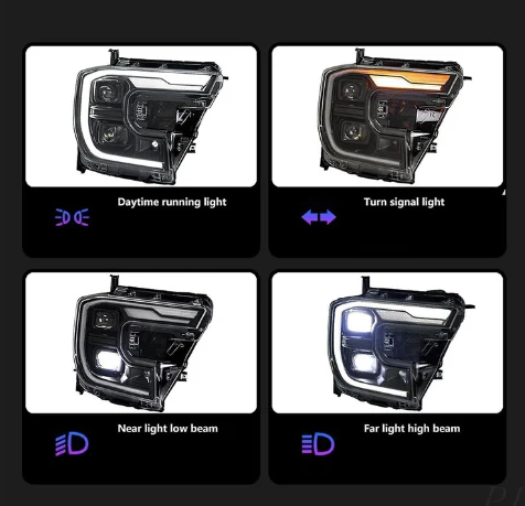 Ford Ranger Next Gen 2022-2025 Replacement LED Headlights