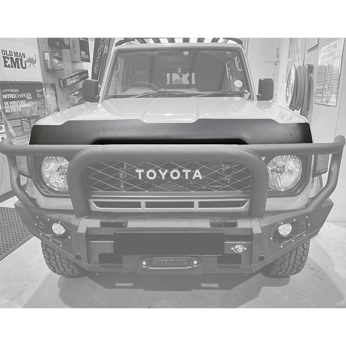 Toyota Land Cruiser 70 Series 2024+ Bonnet Guard Matte Black