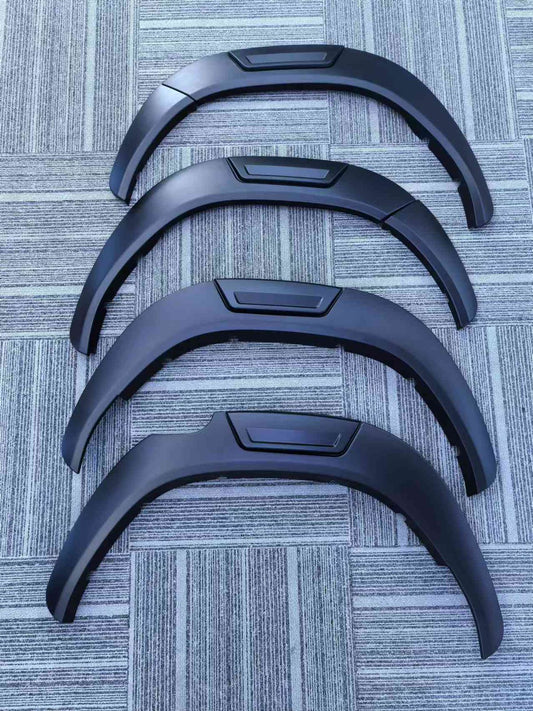 Toyota Hilux GD6 2016-2020 Plain Black Wheel Arches Set