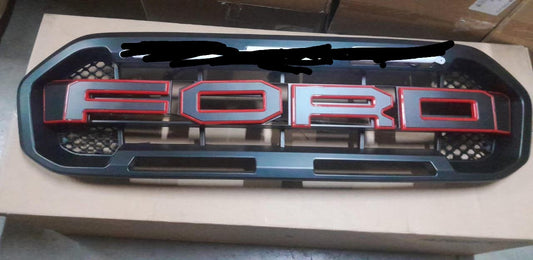 Ford Ranger 2020-2022 Grille With Red Letters
