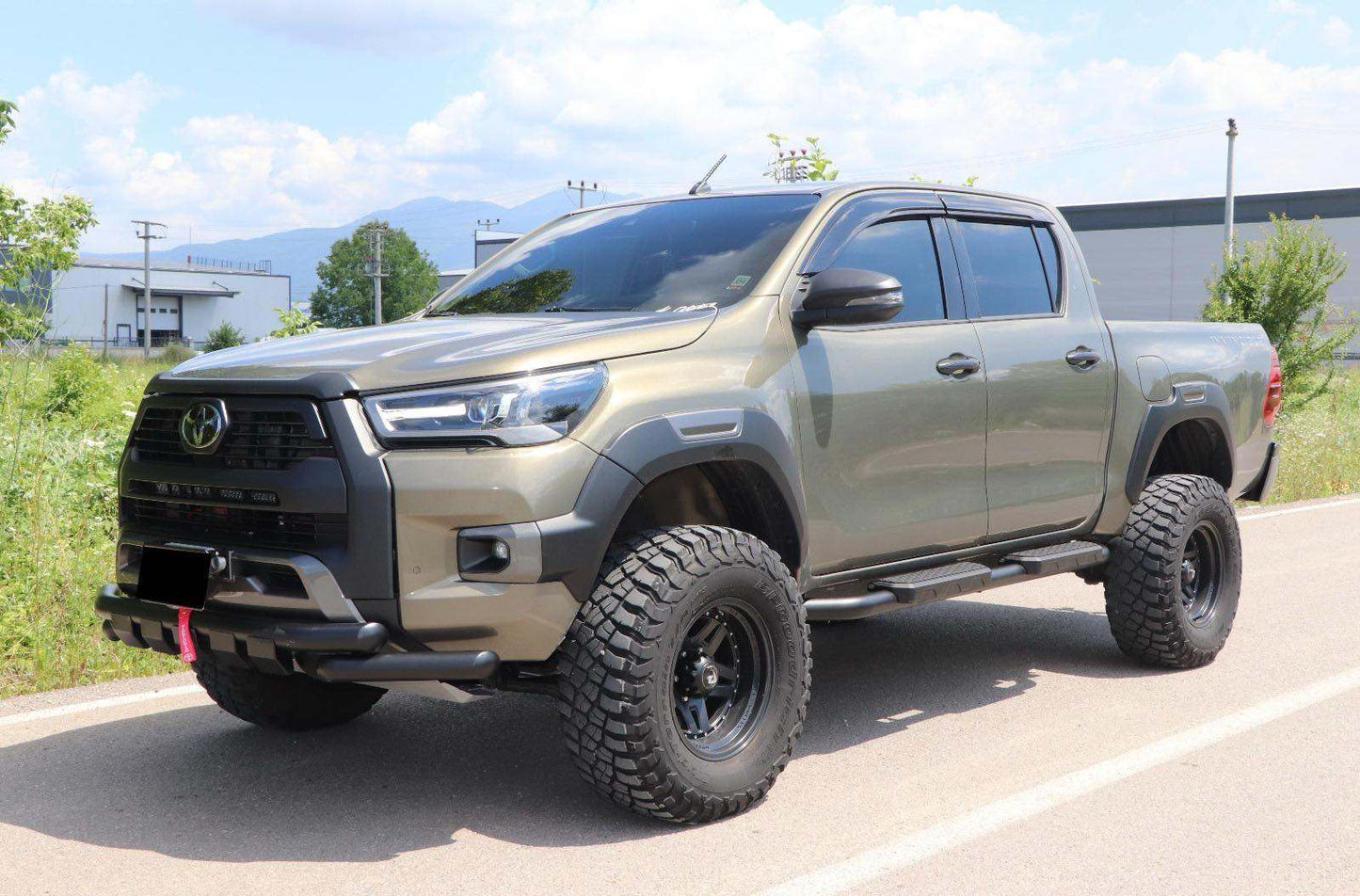 Toyota Hilux 2016+ Steel Front Bumper Styling Skirt
