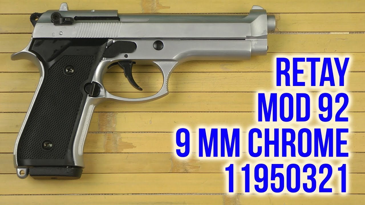 Retay MOD 92 Blank Gun - Chrome