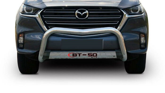 Mazda BT50 Stainless Steel Nudge Bar V-Top