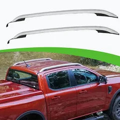 Ford Ranger 2023+ Silver Roof Rails Screw On Type