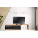 Everfurn Extendable TV Stand - 1200mm - 2100mm Width