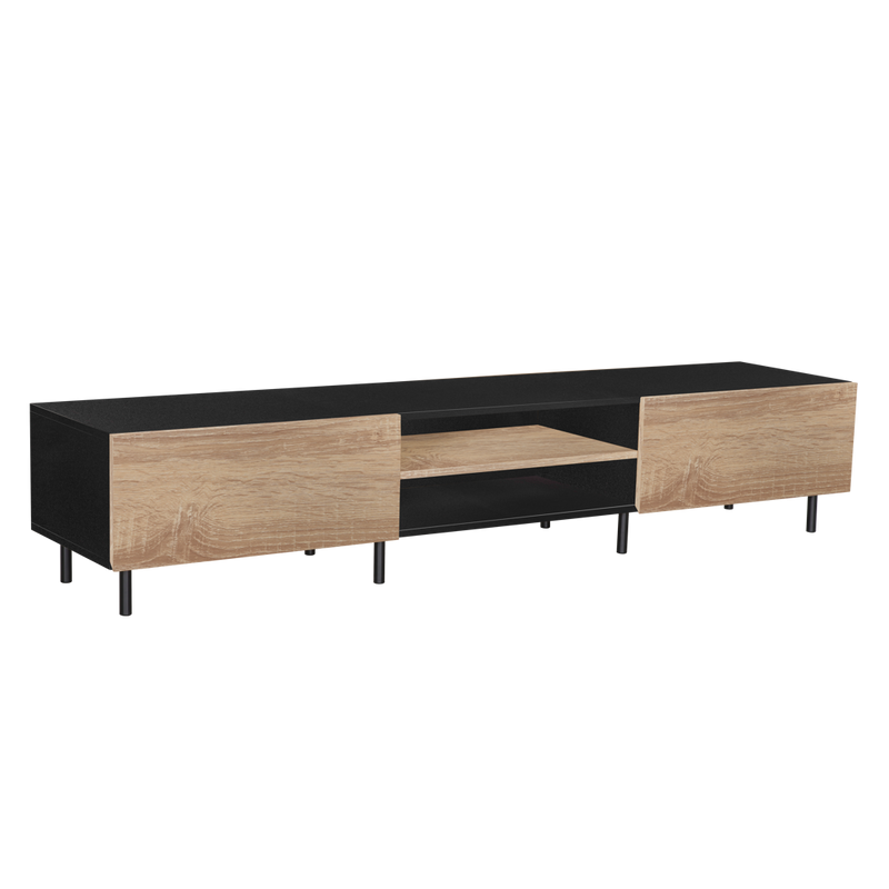 Everfurn Vega TV Stand, 1800, x2 Cupboards