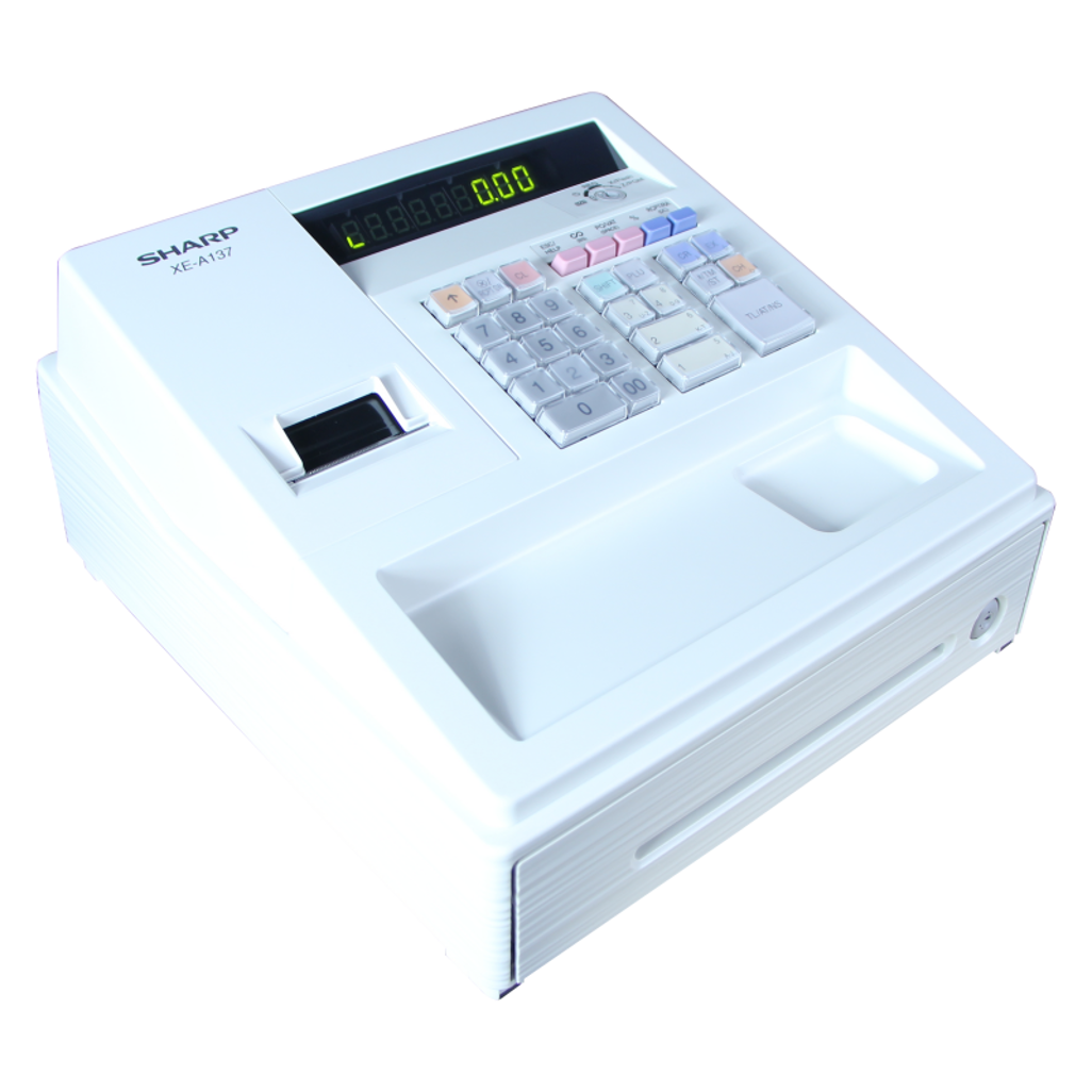Sharp XE-A137-WH Cash register