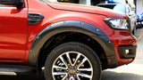 Ford Everest 2016+ V2 Fender Flare With Sensor Cut Orange Peel Matt Black
