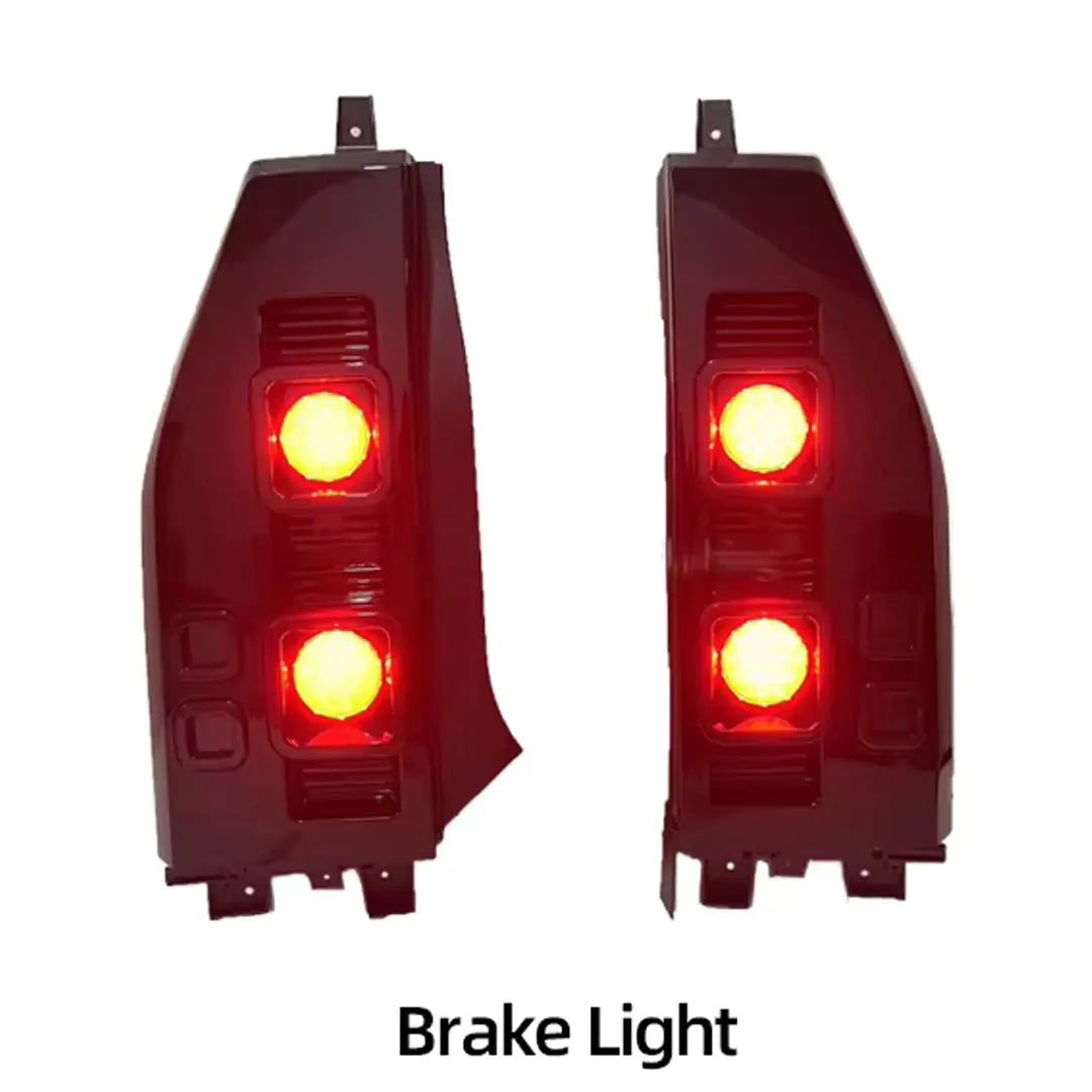Jetour T2 2025+ Premium Defender Style Smoked Black LED Taillights