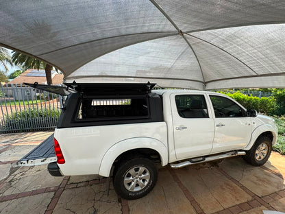 Toyota Hilux 2005-2015 D/C Canopy With Steel Glass Windows
