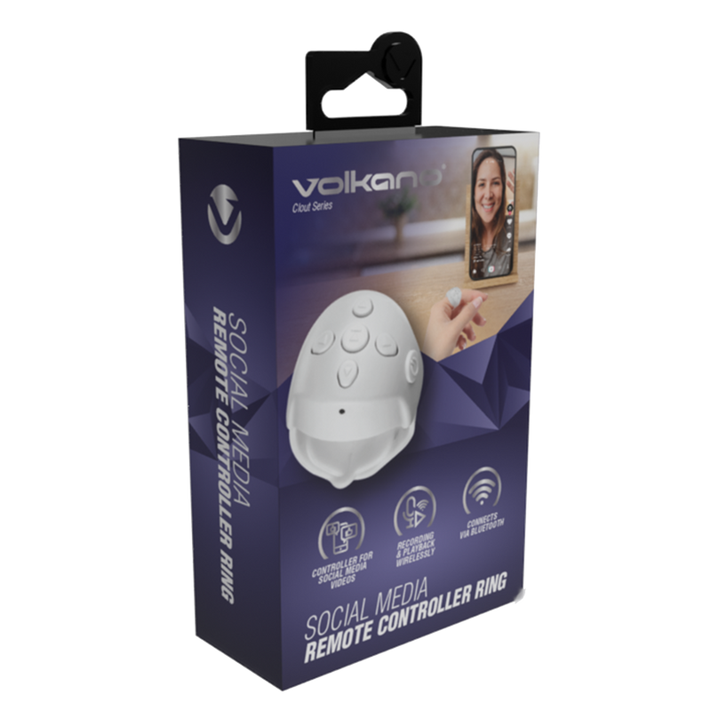 Volkano Clout series Social Media Remote Controller Ring