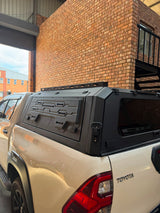 Toyota Hilux D/C 2016+ Steel Canopy With Solid Side Doors